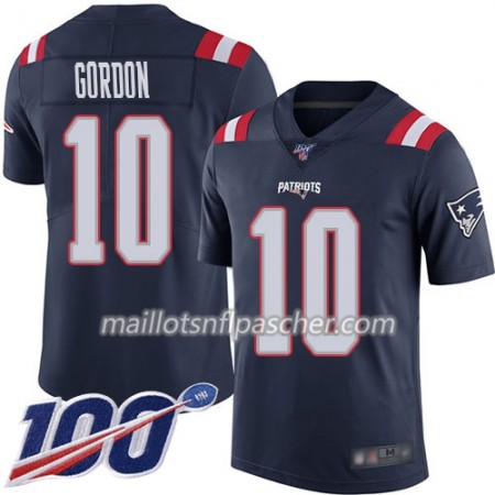 Maillot New England Patriots Josh Gordon 10 Nike Navy 100th - Homme